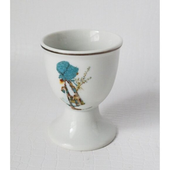 Vintage Holly Hobbie Egg Cup and Foot Cup - Picture 3 of 6